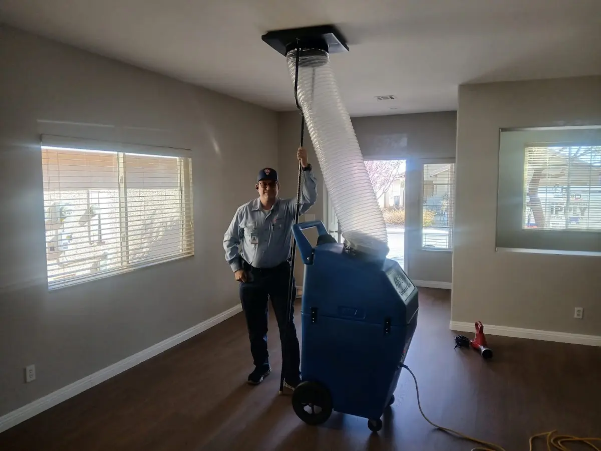 Professional Dryer Vent Cleaning work inside a Woodland Park home